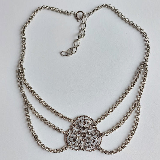 Vintage Viktorianische Trachten Collier 38cm