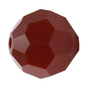 Swarovski® Beads Facet Dark Red Coral 8mm
