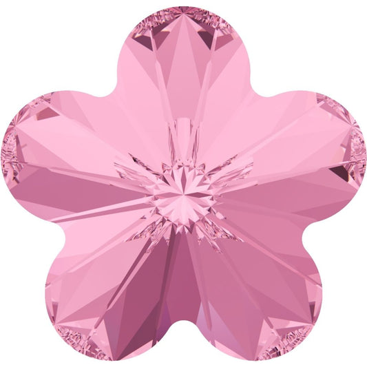 Swarovski® Fancy Crystal Flower Light Rose 10mm