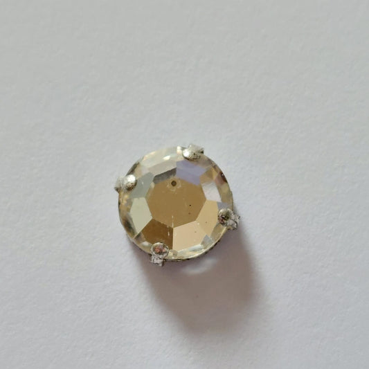 4330 Kristallsteinknopf zum Annähen 8mm