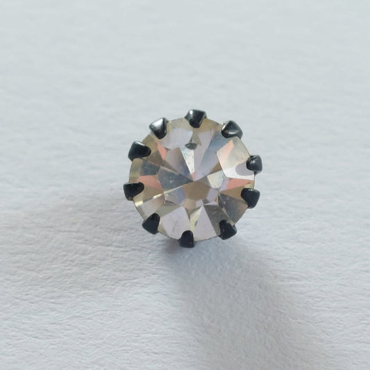 4195 Knopfe mit Swarovski Kristallen 7.5mm