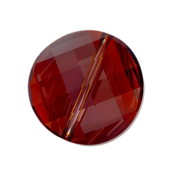 Swarovski® Twist Bead Red Magma 14mm