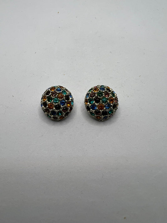 30543 Vintage Swarovski Kristallen Ohrclip 17mm