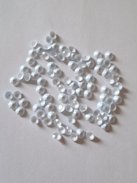 Swarovski® Chaton Powder Blue Unfoiled PP32