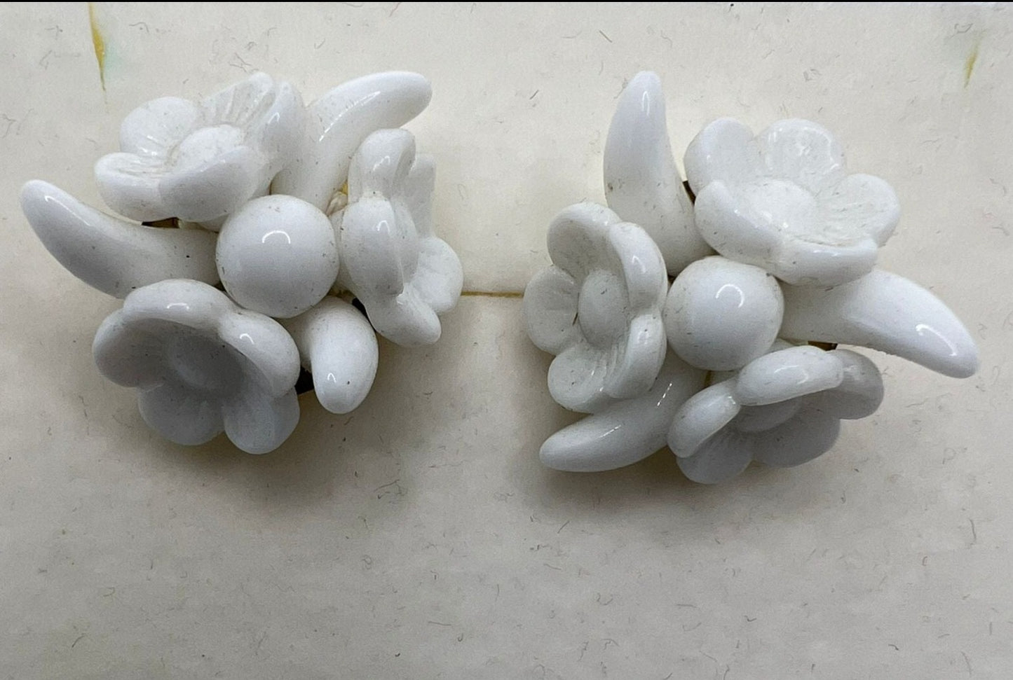 30527 Vintage Perlen Ohrringe 20mm