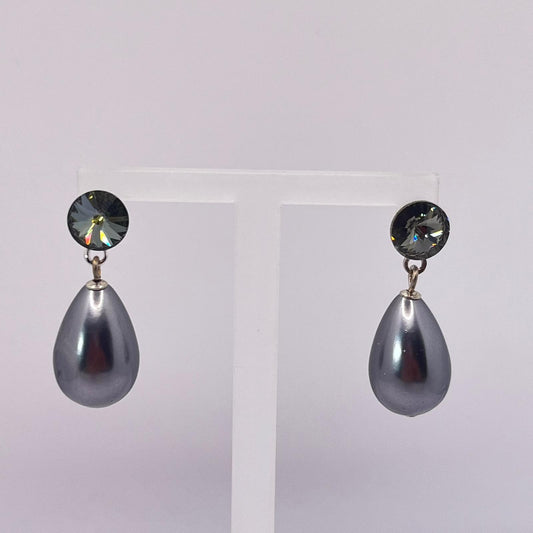 30733 Vintage Swarovski Kristallen Ohrstecker 30mm
