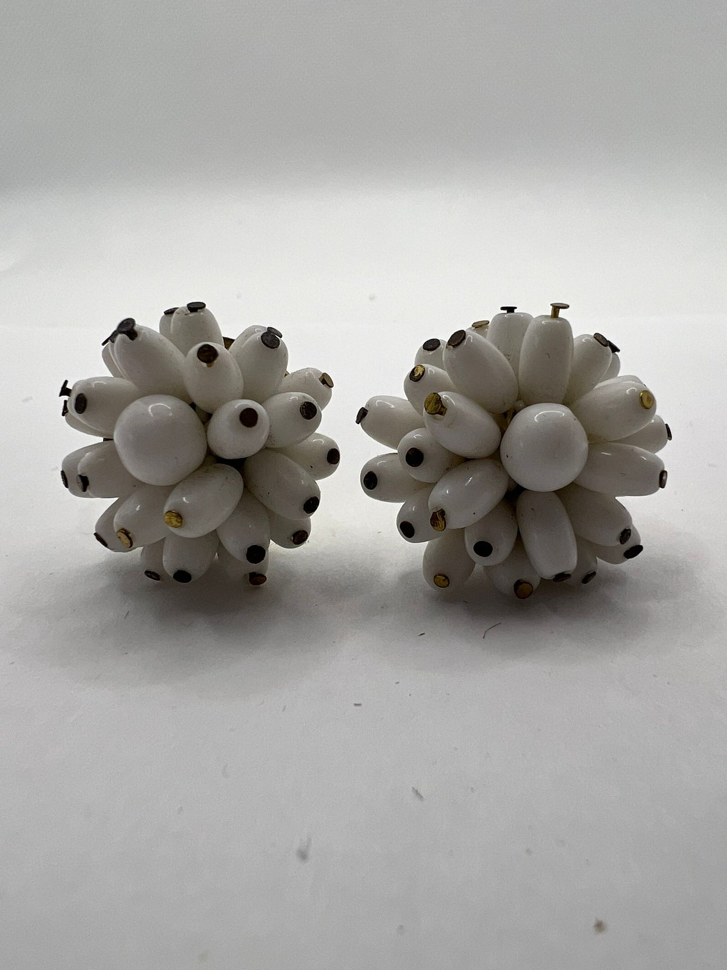 30524 Vintage Perlen Ohrringe 20mm