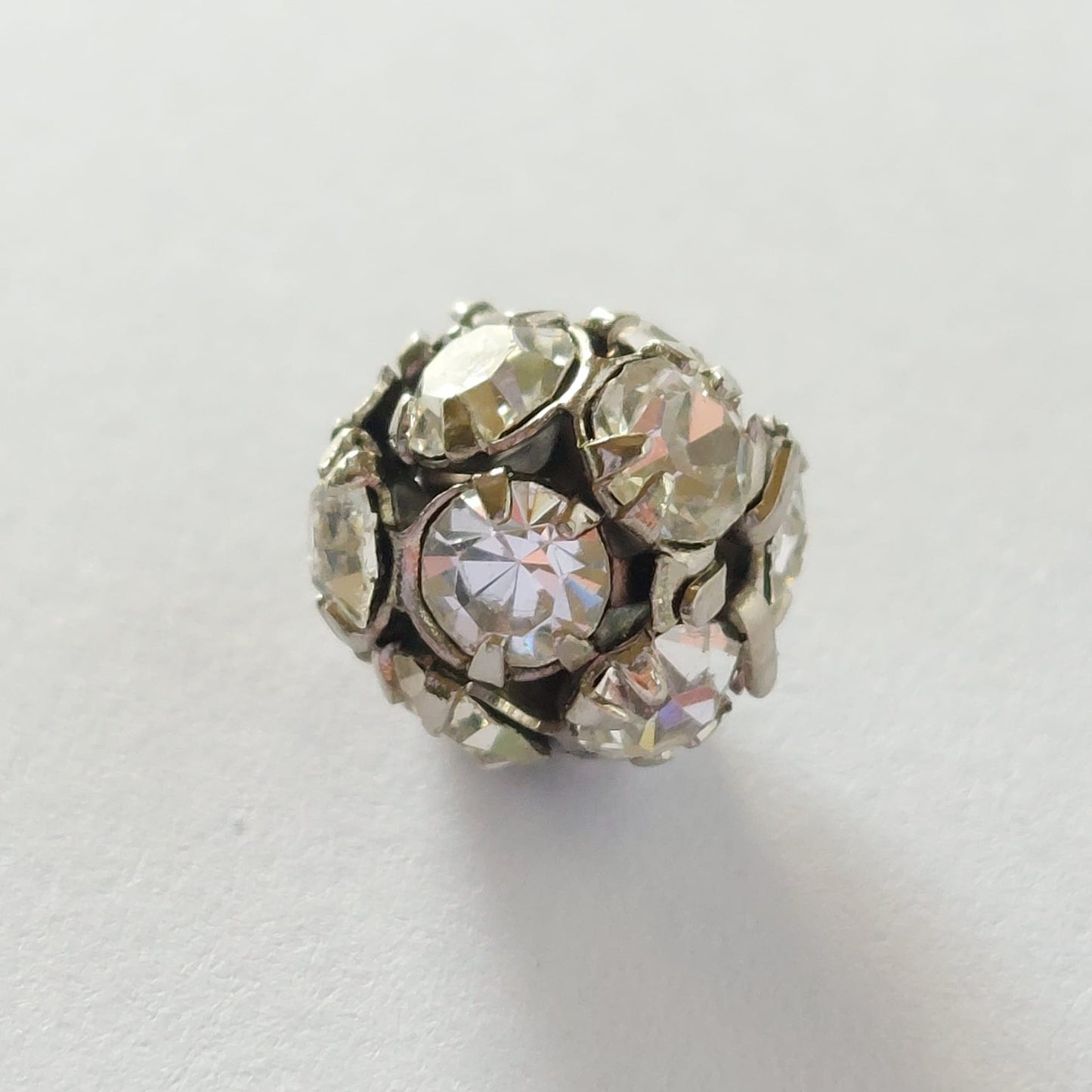 5143 Vintage Perle Zwischenteil Mit Swarovski Kristallen 6mm