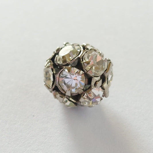 5143 Vintage Perle Zwischenteil Mit Swarovski Kristallen 6mm