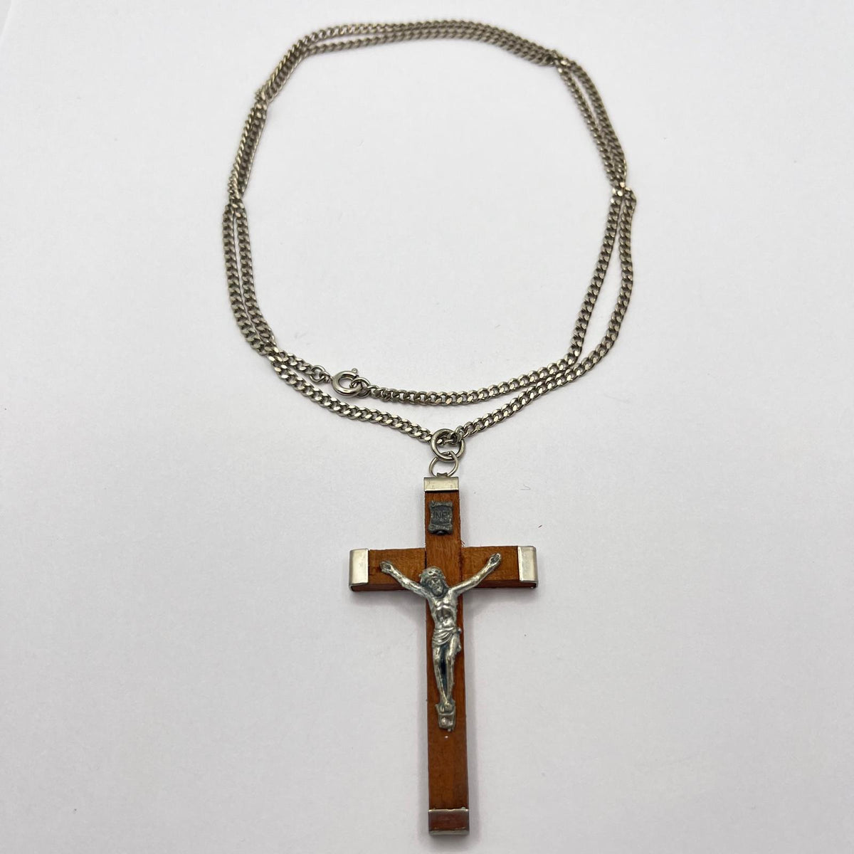 6404 Vintage Rhodium Halskette 59cm