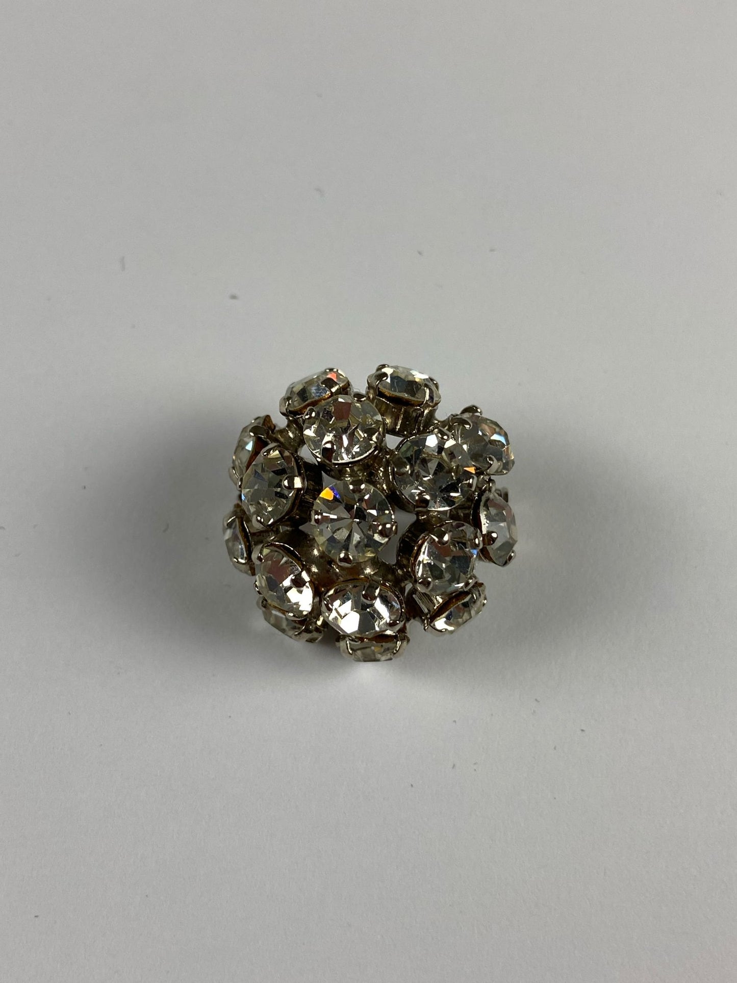 8701 Vintage Swarovski Kristallen Brosche 27mm