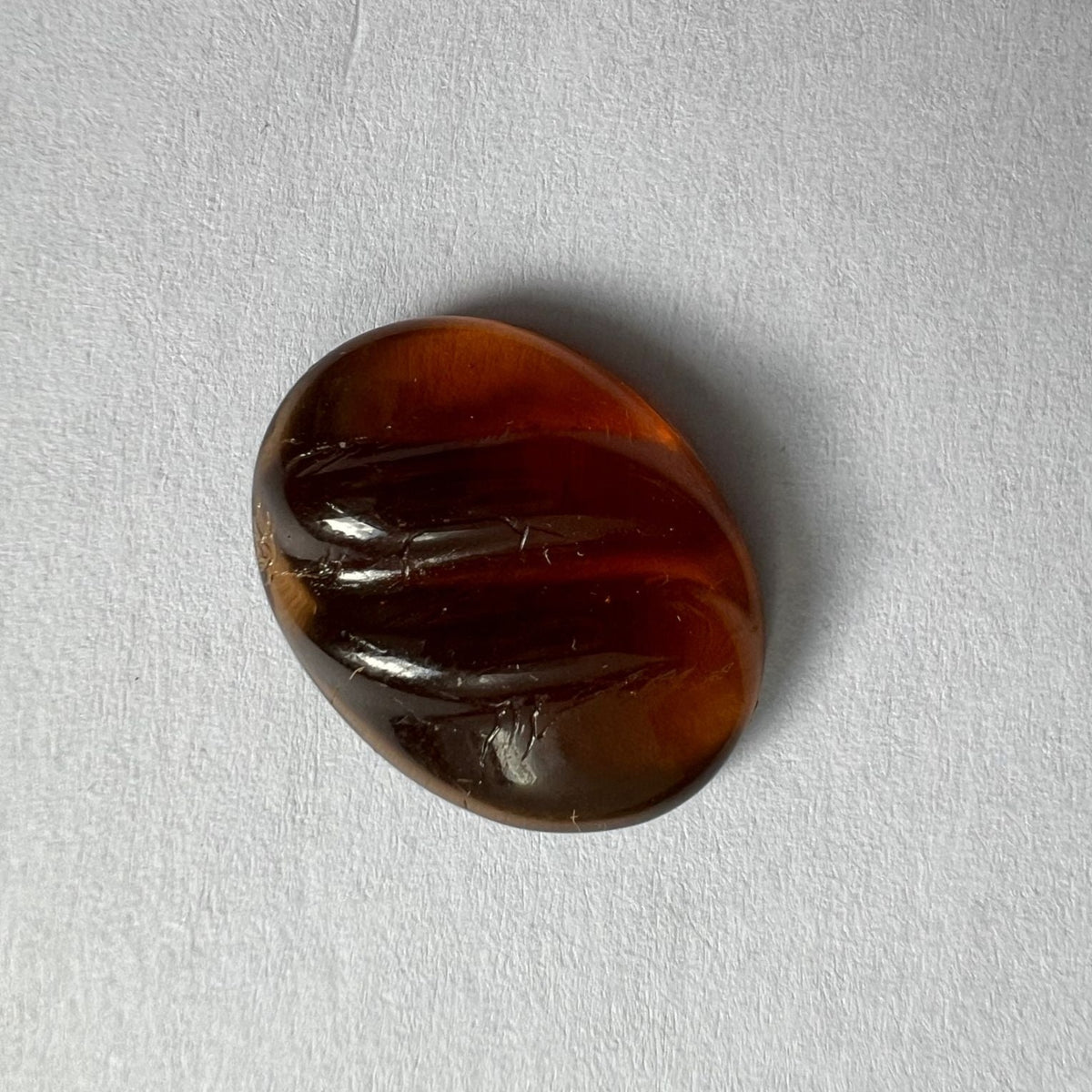 5628 Vintage Acryl Amber Cabochon 20mm