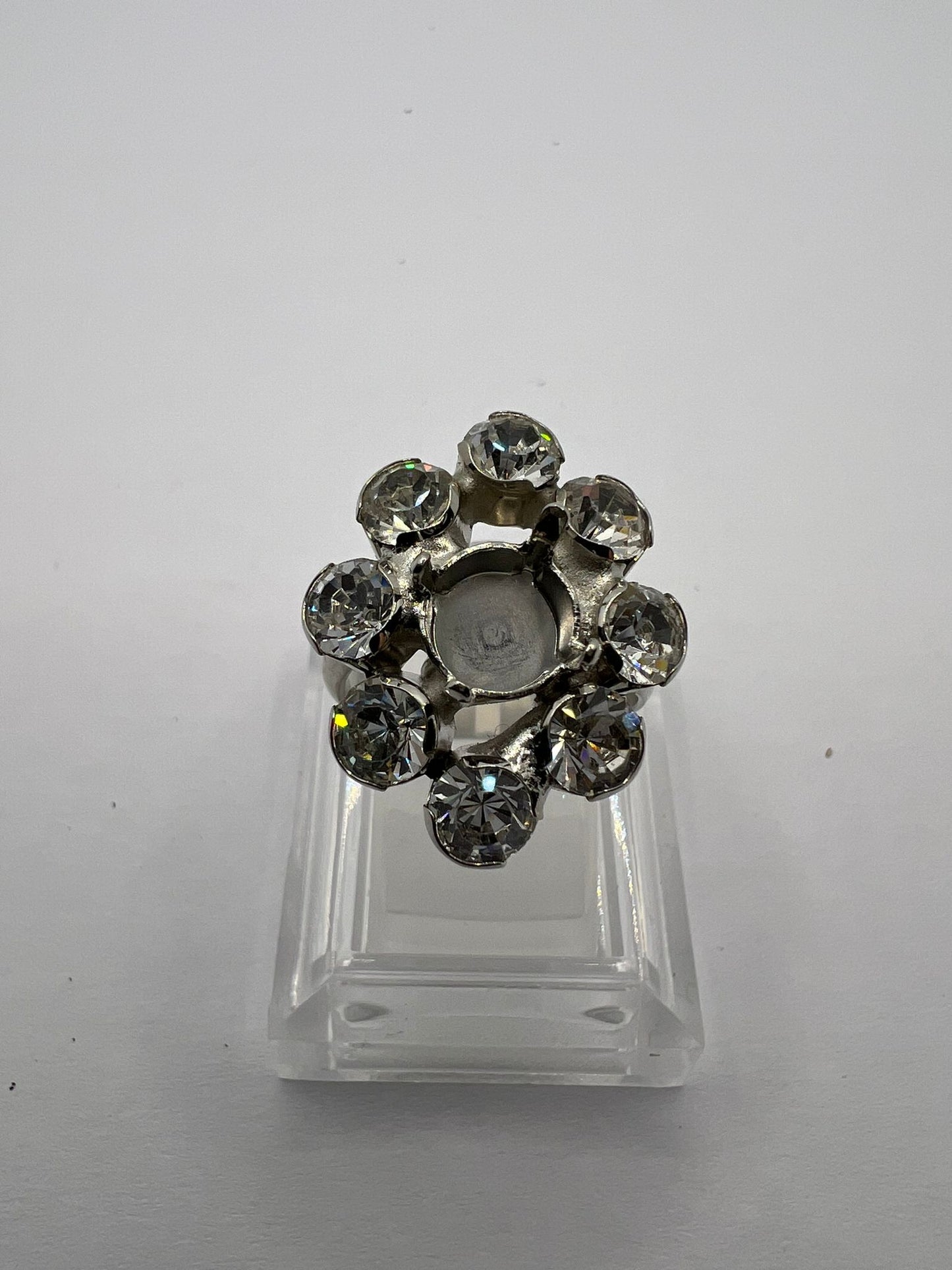 9677 Vintage Swarovski Kristallen Ring 25mm