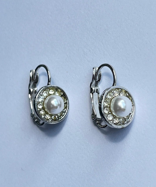 3091 Vintage Swarovski Kristallen Ohrhänger 10mm