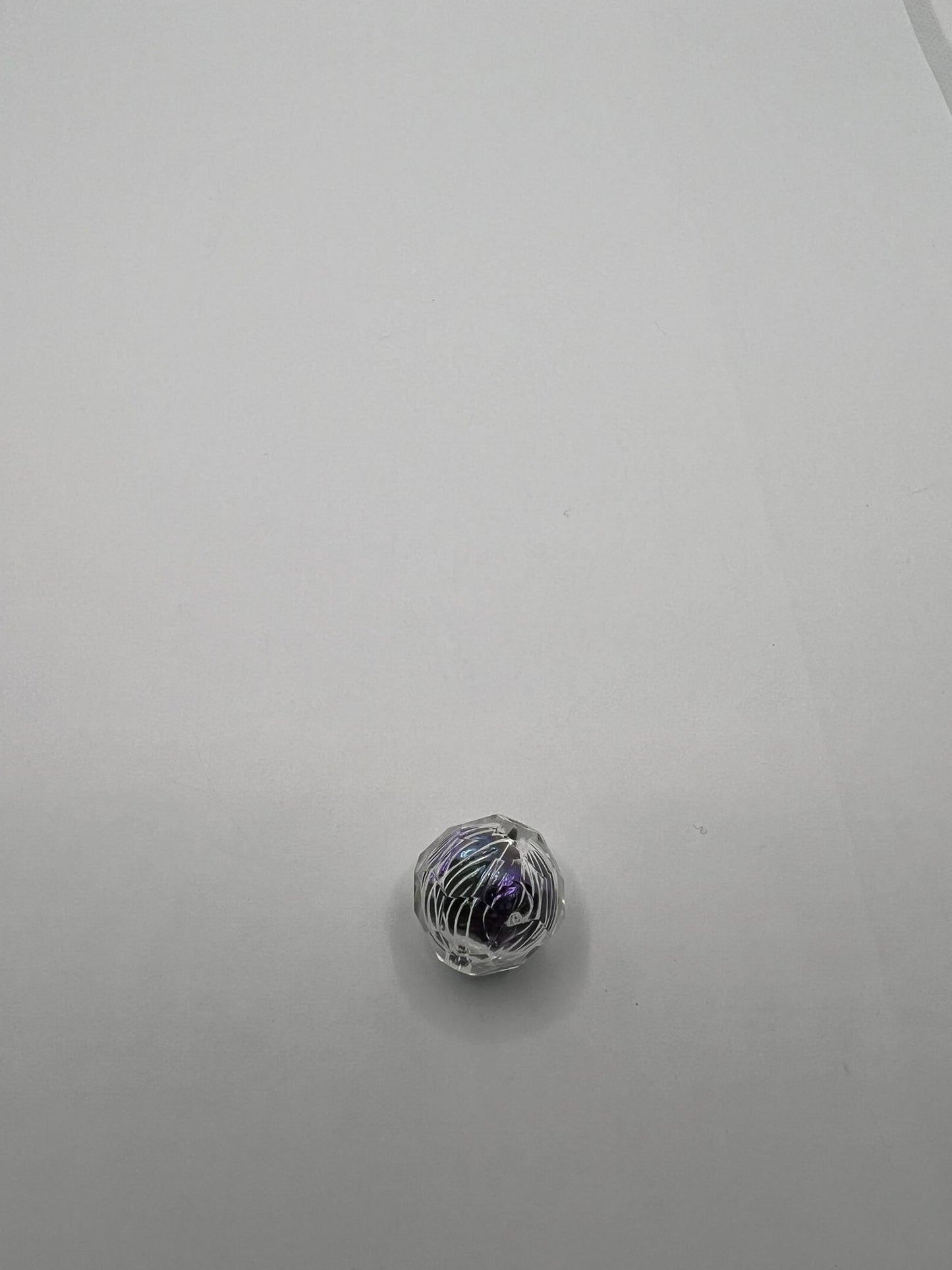 5976 Vintage Kunststoff Perle 19mm
