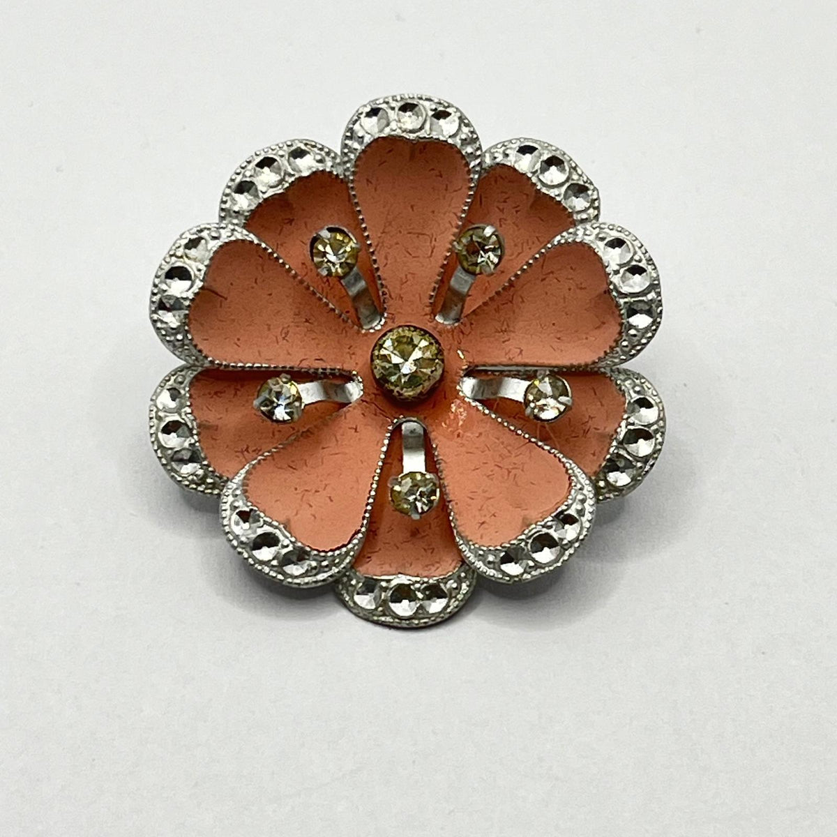8814 Vintage Swarovski Kristallen Brosche 30mm