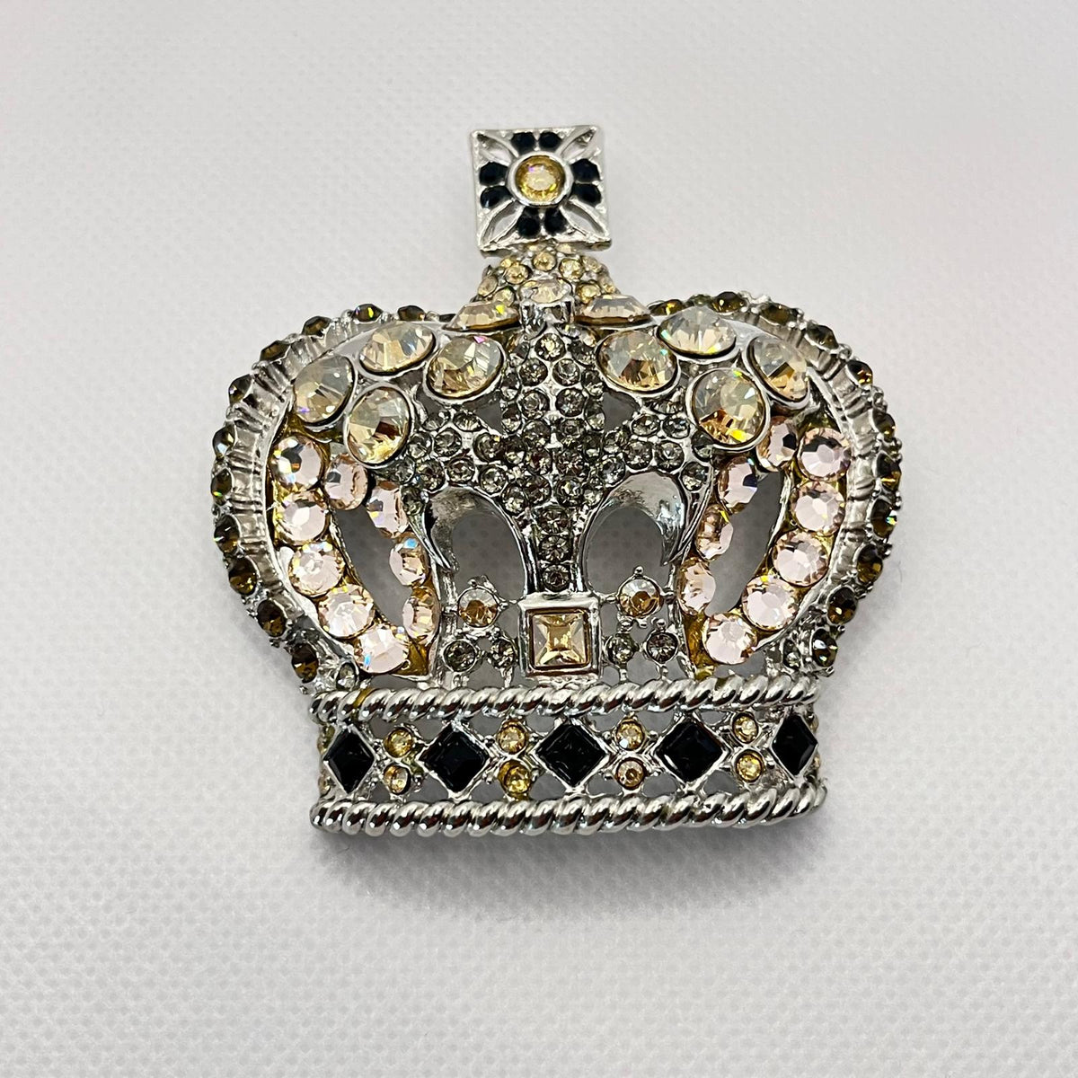 8800 Vintage Swarovski Kristallen Brosche 65mm