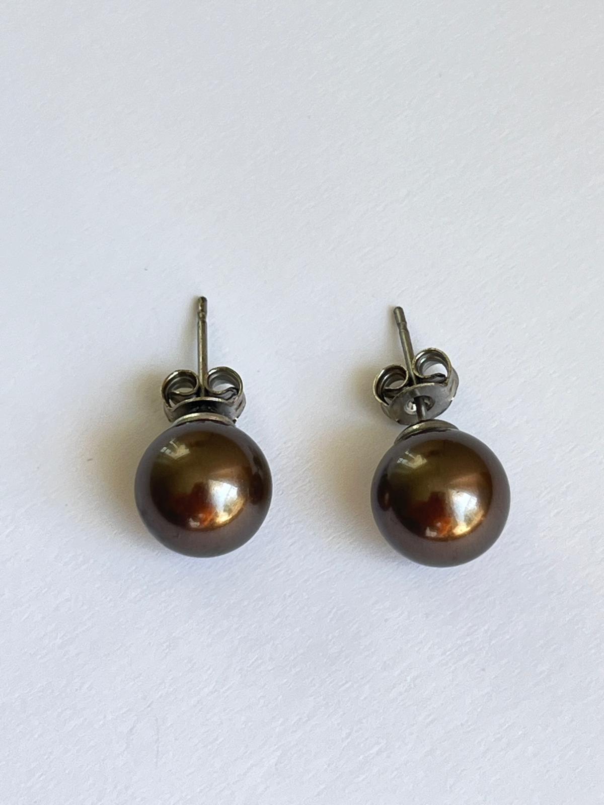 3044 Vintage Swarovski Kristallen Ohrstecker 9mm
