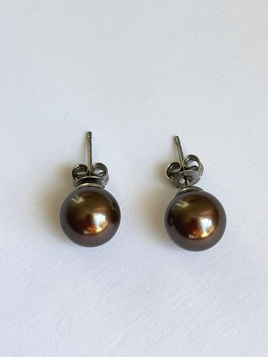 3044 Vintage Swarovski Kristallen Ohrstecker 9mm