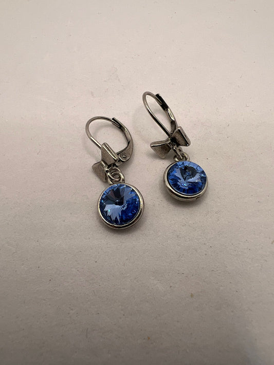 30618 Vintage Swarovski Kristallen Ohrhanger 9mm