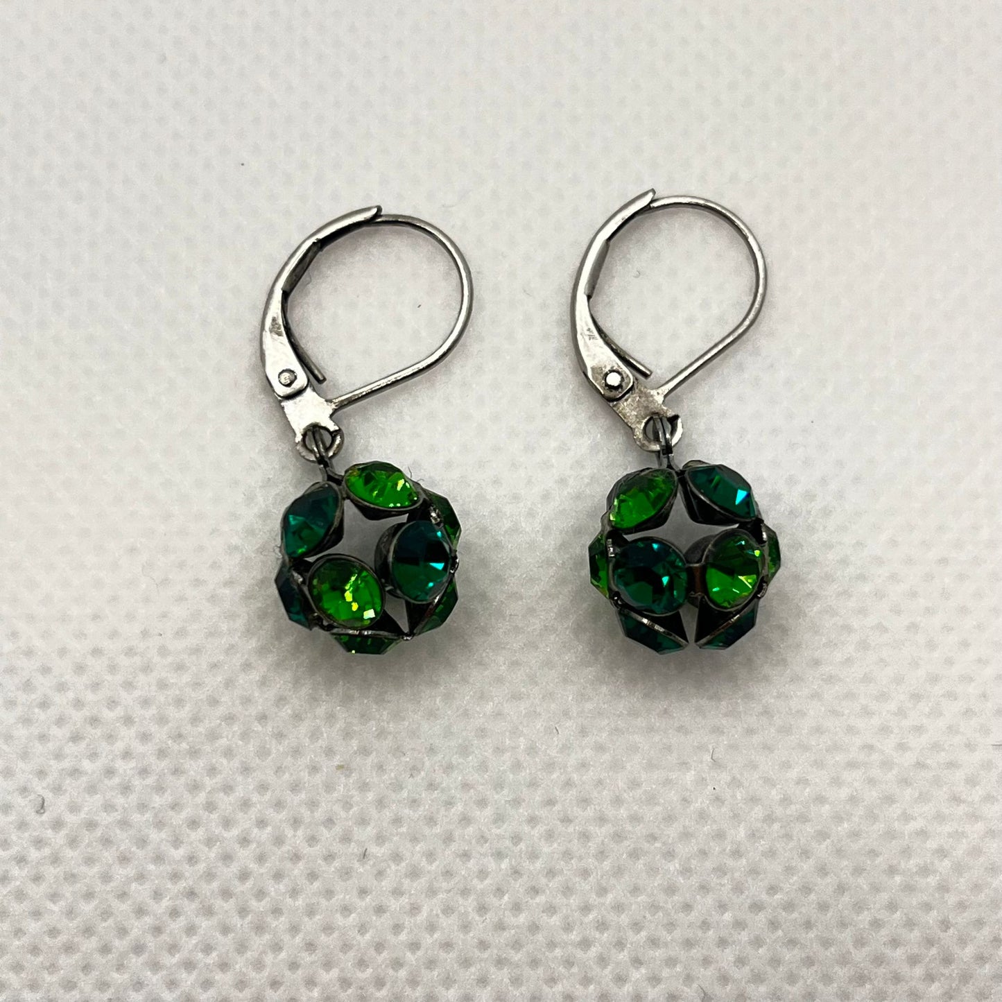 30477 Vintage Swarovski Kristallen Ohrhanger 10mm