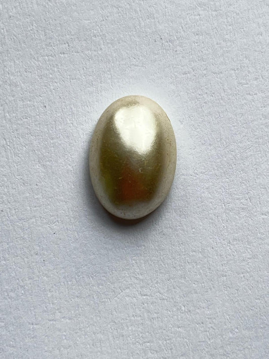 1090 Vintage Kunststoff Oval Cabochon 19mm