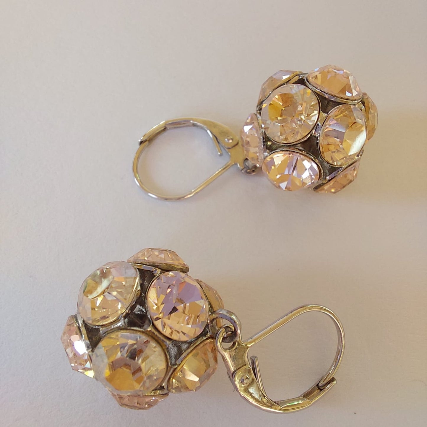 3786 Vintage Earring mit Swarovski Crystals