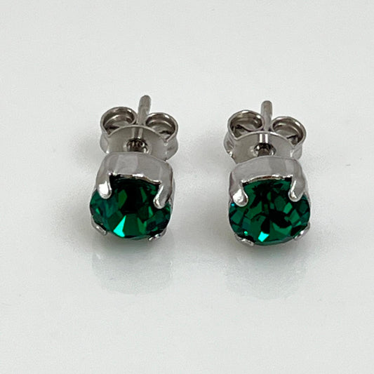 30330 Vintage Swarovski Kristallen Ohrstecker 5mm