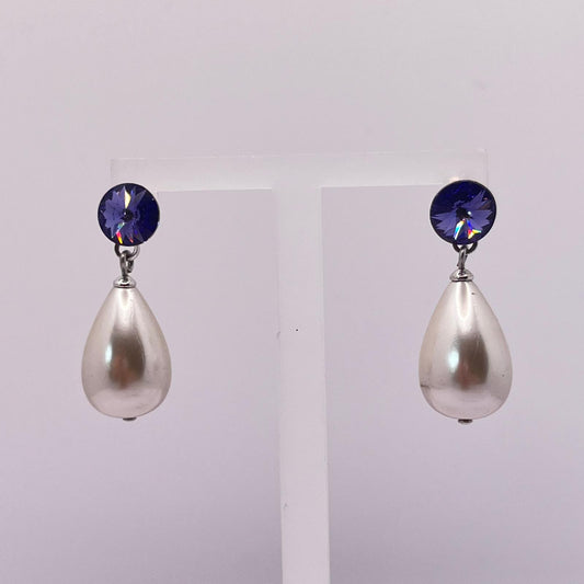 30737 Vintage Swarovski Kristallen Ohrstecker 30mm