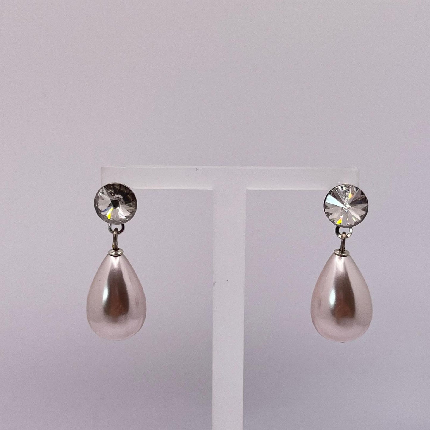 30727 Vintage Swarovski Kristallen Ohrstecker 30mm
