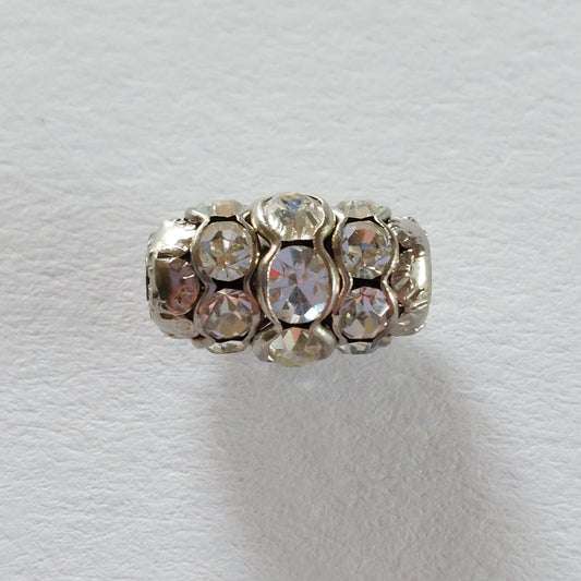 5117 Vintage Perle Zwischenteil Mit Swarovski Kristallen 12×7mm
