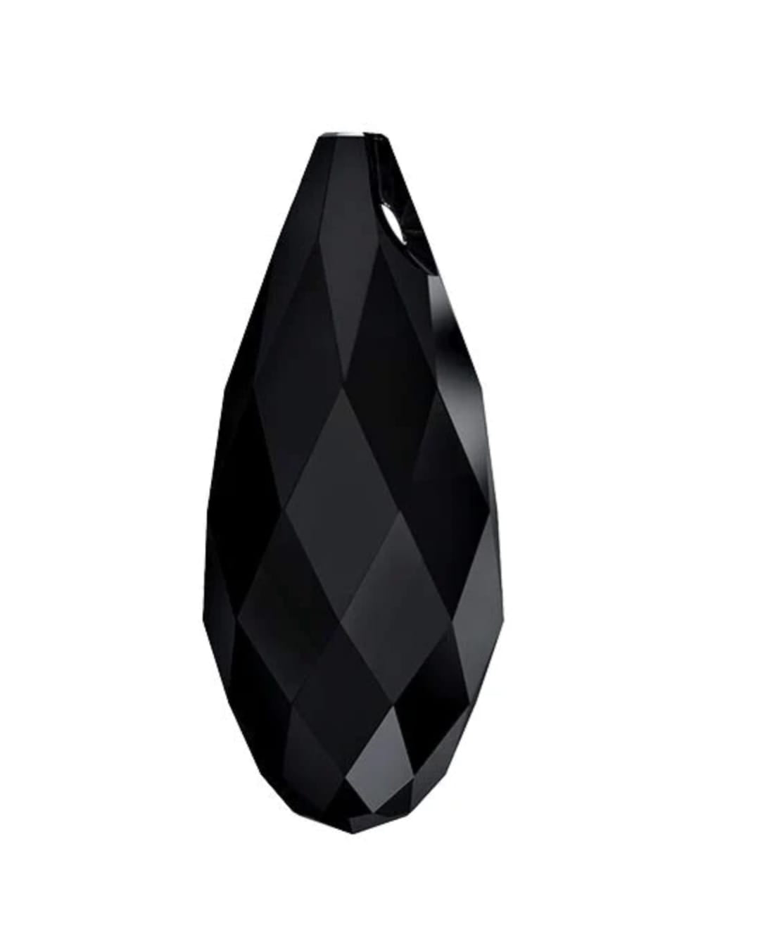 Swarovski® Anhänger Briolette Jet 13x6.5mm