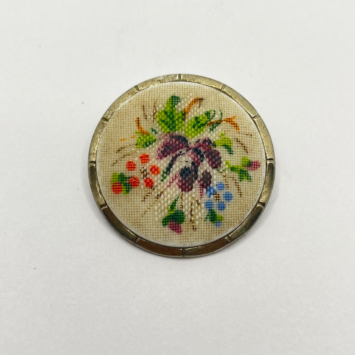 8840 Vintage Swarovski Kristallen Brosche 40mm