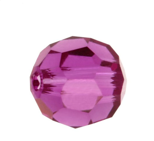 Swarovski® Beads Facet Fuchsia 8mm