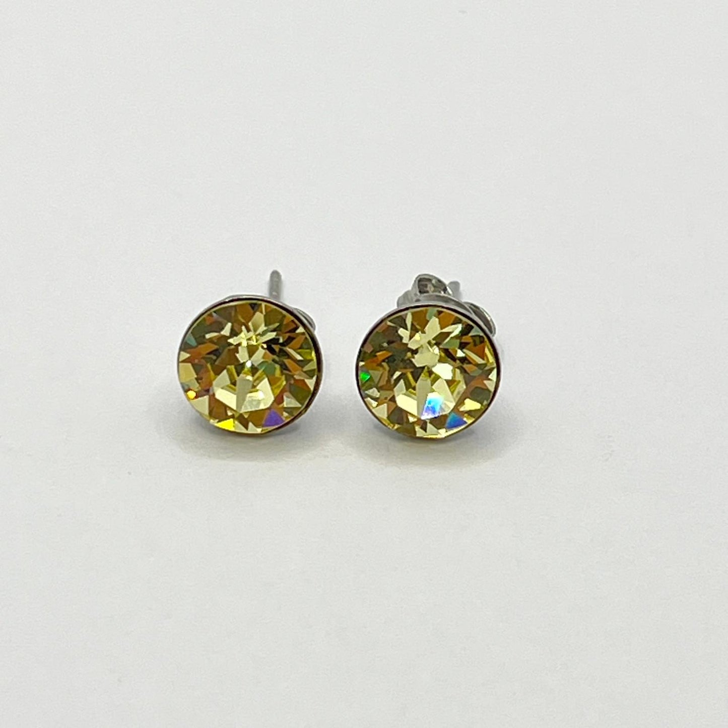 30702 Vintage Swarovski Kristallen Ohrhanger 8mm