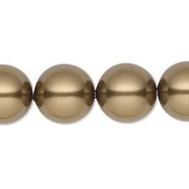 Swarovski® Pearl Antique Brass Pearl 3mm