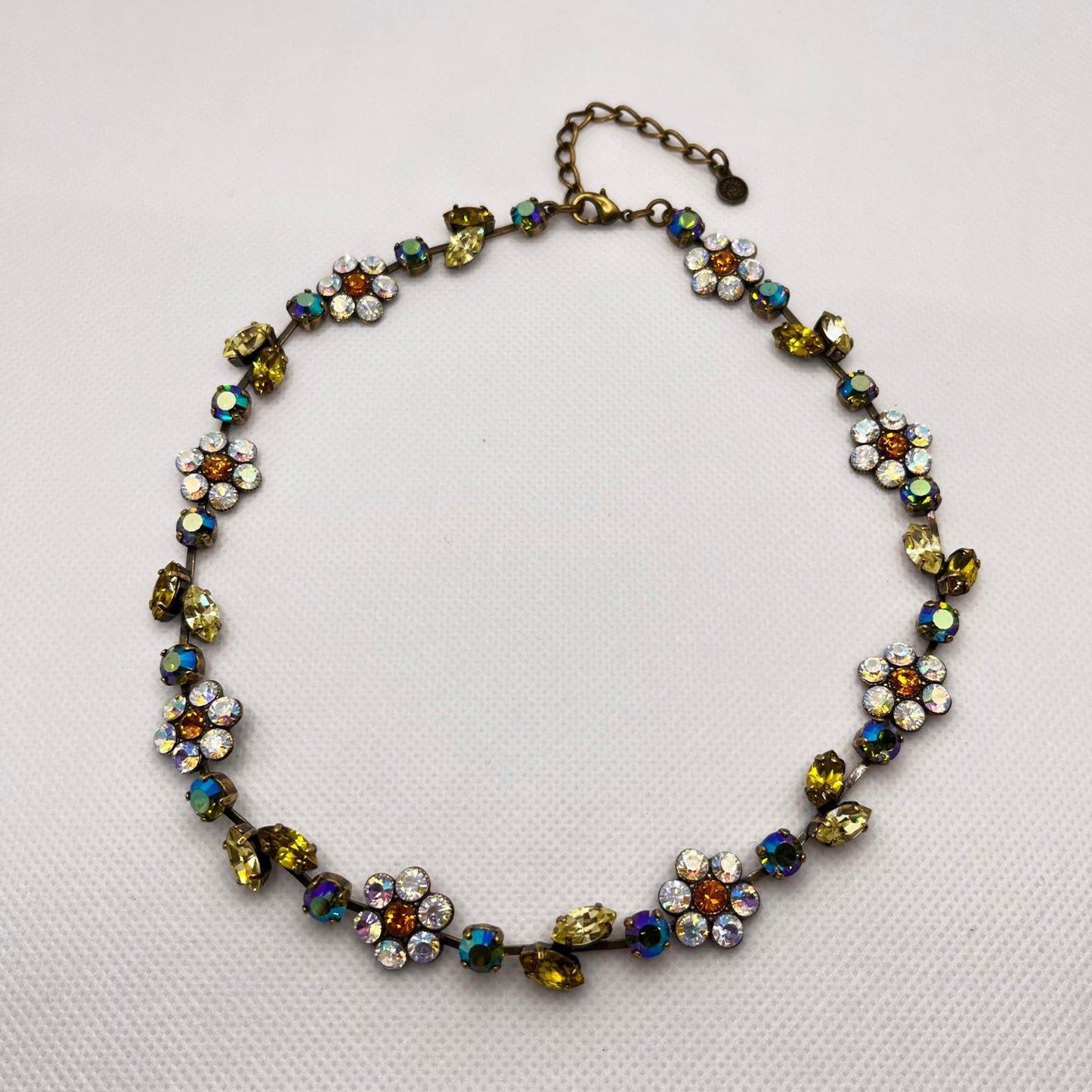 6259 Vintage Swarovski Kristallen Halsketten 39cm