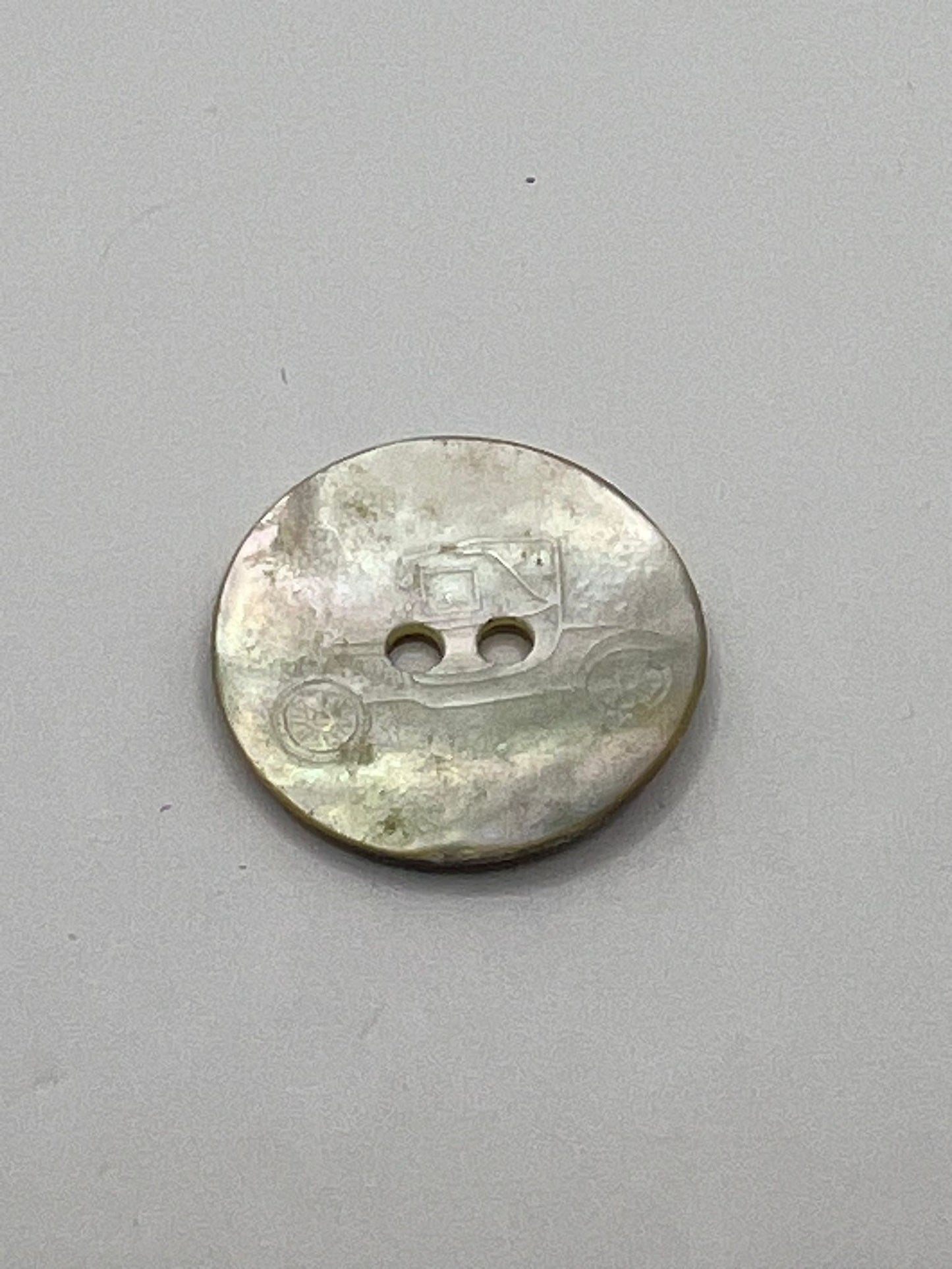 4807 Vintage Perlmutt Knopf 22mm