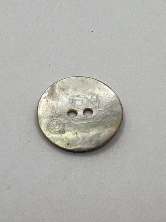 4807 Vintage Perlmutt Knopf 22mm