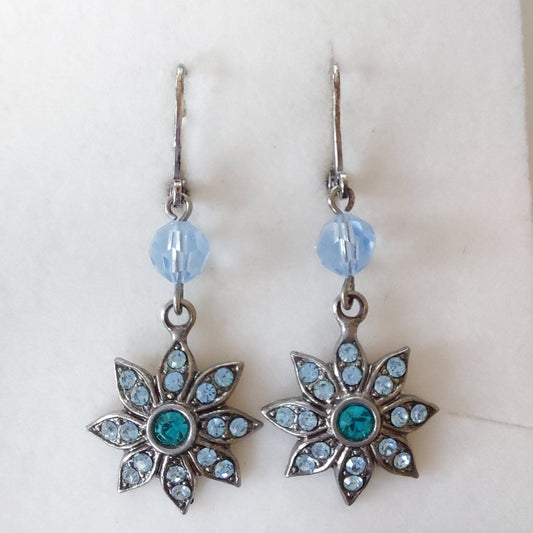 3833 Vintage Earring mit Swarovski Crystals
