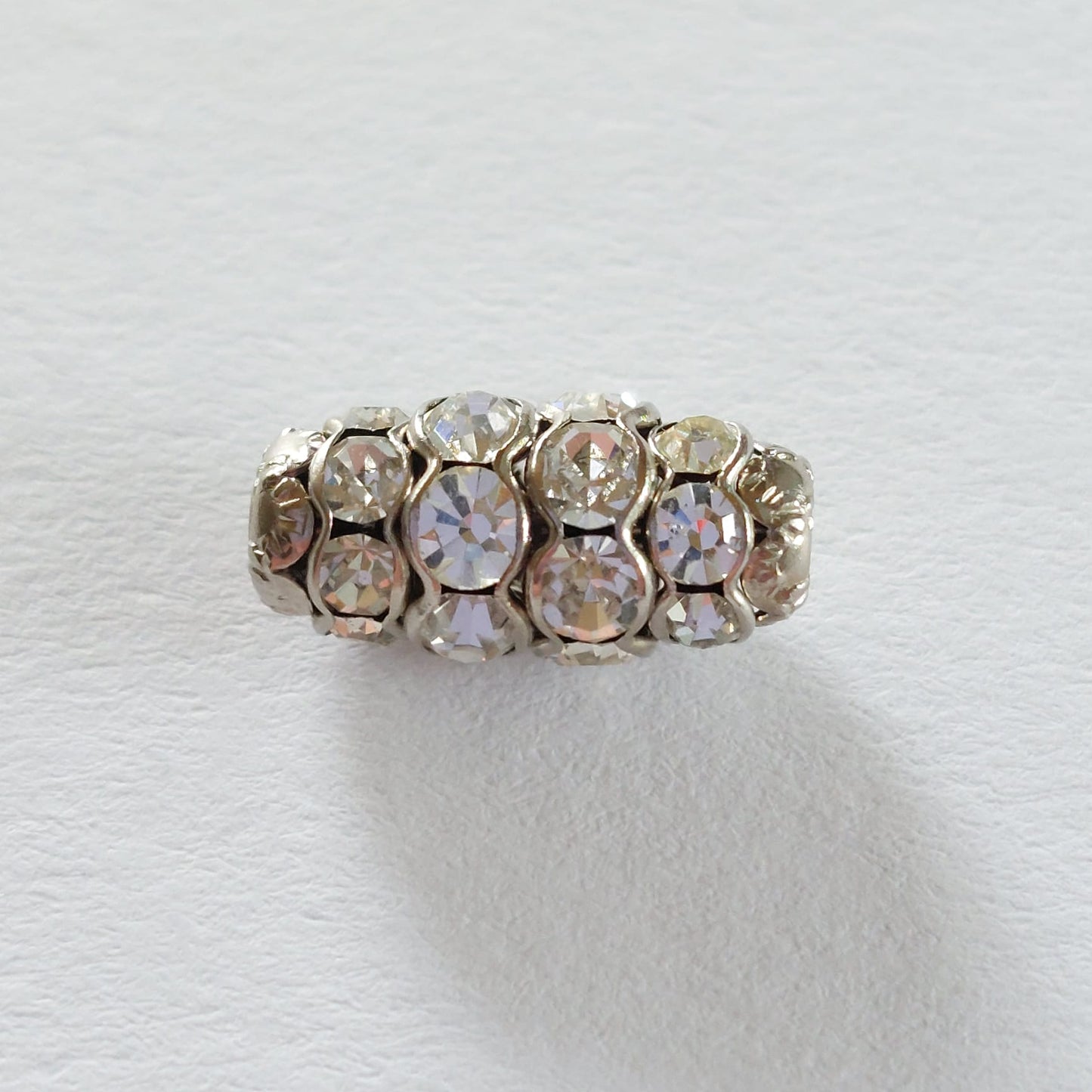 5116 Vintage Perle Zwischenteil Mit Swarovski Kristallen 15×7,4mm