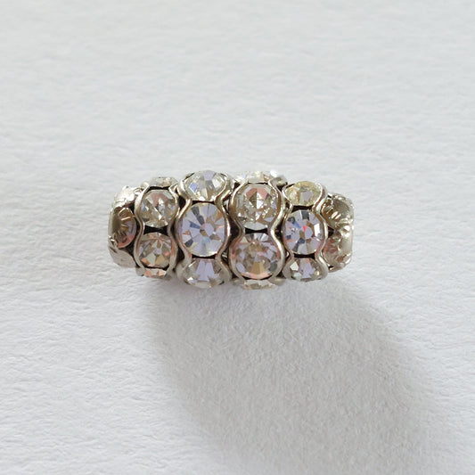 5116 Vintage Perle Zwischenteil Mit Swarovski Kristallen 15×7,4mm