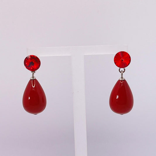 30725 Vintage Swarovski Kristallen Ohrstecker 30mm