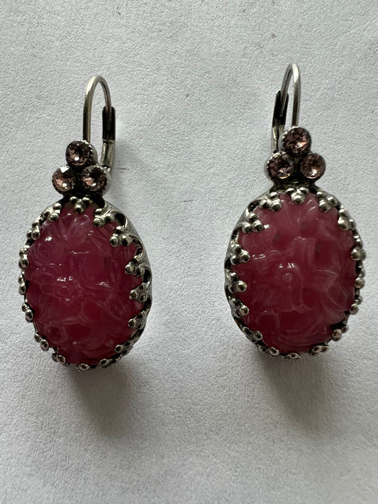 3129 Vintage Swarovski Kristallen Ohrhanger 24mm