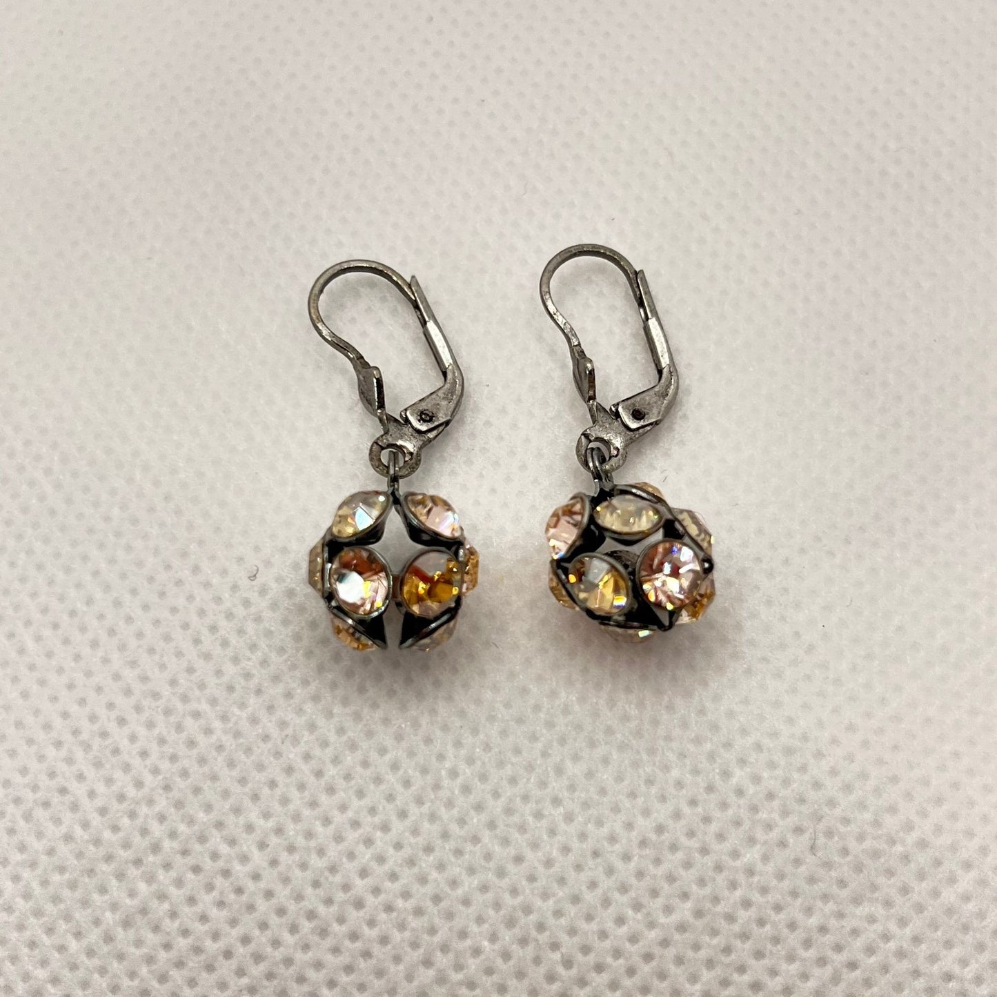 30482 Vintage Swarovski Kristallen Ohrhanger 10mm