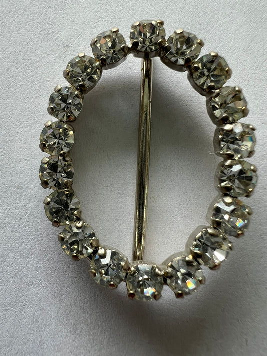 2269 Vintage Swarovski Kristallen Schalhalter 40mm