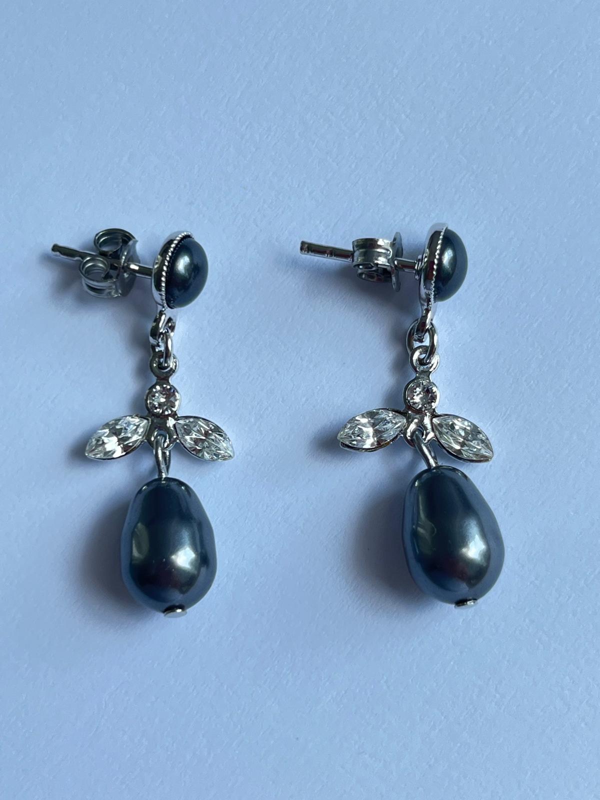 3085 Vintage Swarovski Kristallen Ohrhänger 33mm