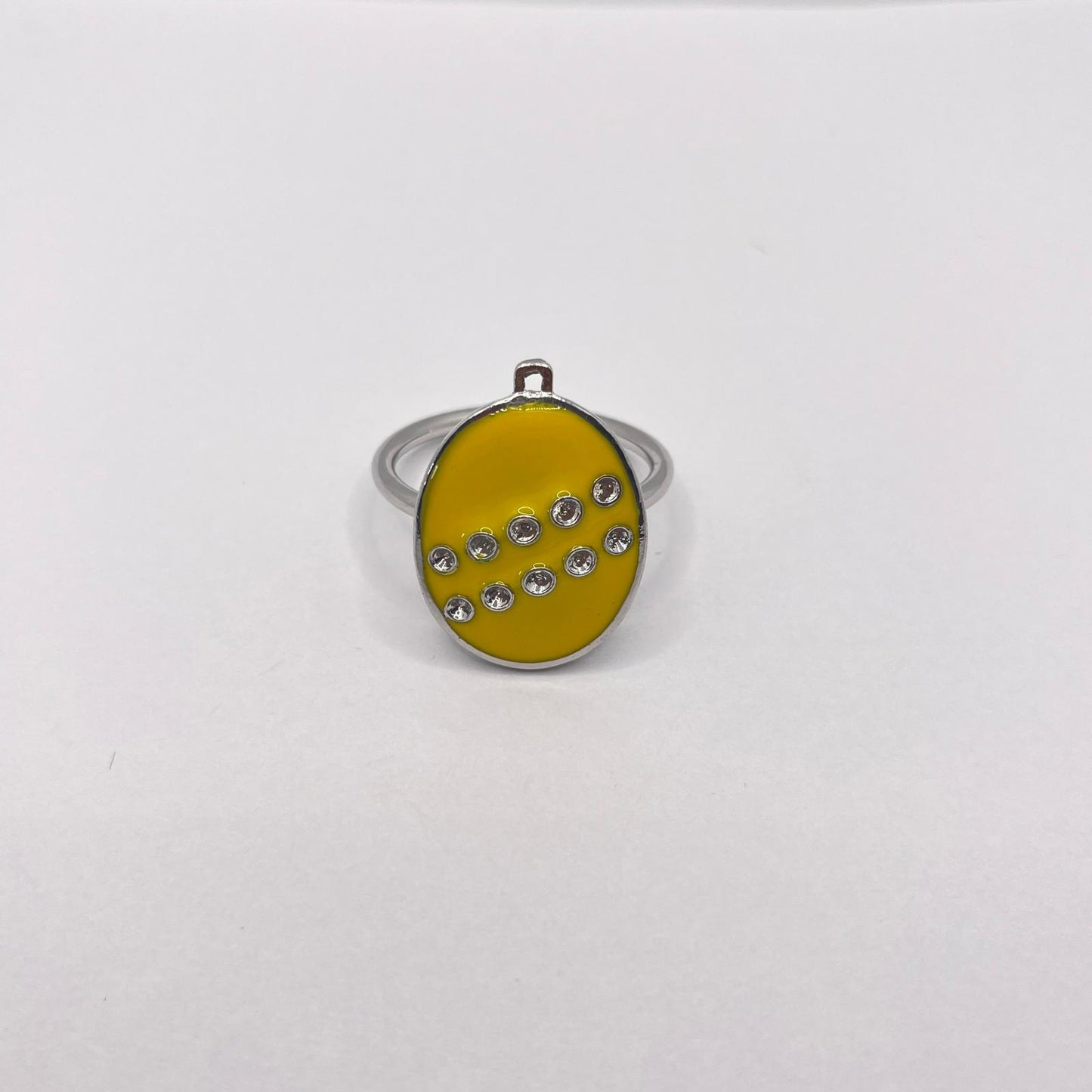 2523 Vintage leerer Schalhalter zum Befüllen mit Swarovski Kristallen 30mm