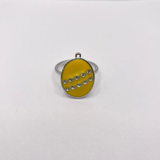2523 Vintage leerer Schalhalter zum Befüllen mit Swarovski Kristallen 30mm