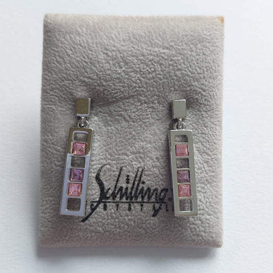 Original Vintage Schilling Ohrringe 32mm